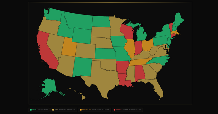 Kratom & 7-OH State Laws 2026: Complete Guide to Where You Can and Can't Buy