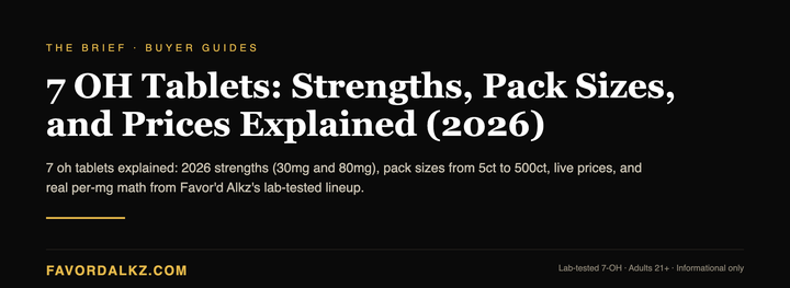 7 OH Tablets: Strengths, Pack Sizes, and Prices Explained (2026)
