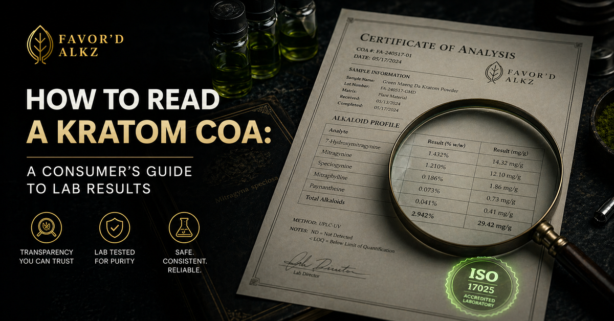 How to Read a Kratom COA: A Consumer's Guide to Lab Results
