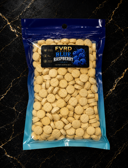 Blue Raspberry 30mg quad-score tablets — 400ct pouch