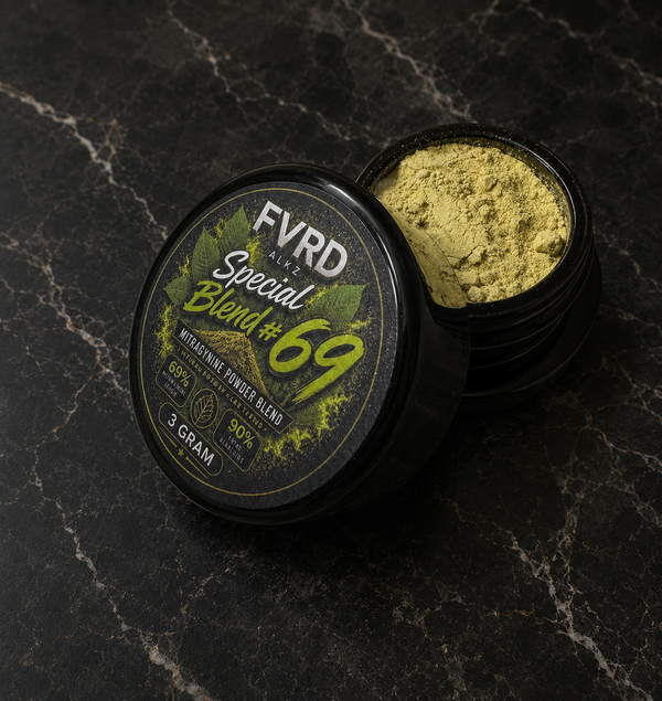 Special Blend 69 mitragynine extract powder jar — Favor'd ALKz